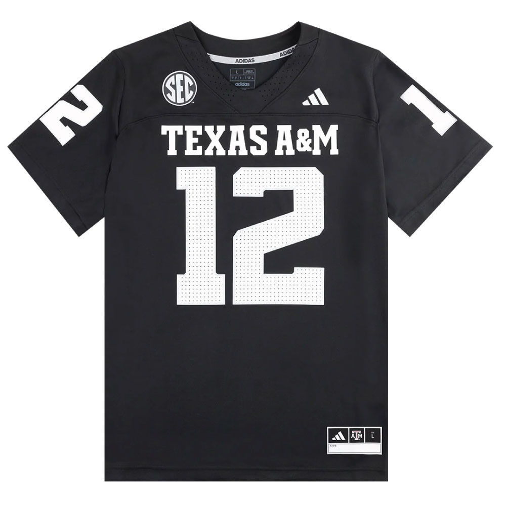アディダス テキサスA＆M大学 アメフト ユニフォーム Adidas Texas A&M Script Grey Baseball Jersey - Maroon U