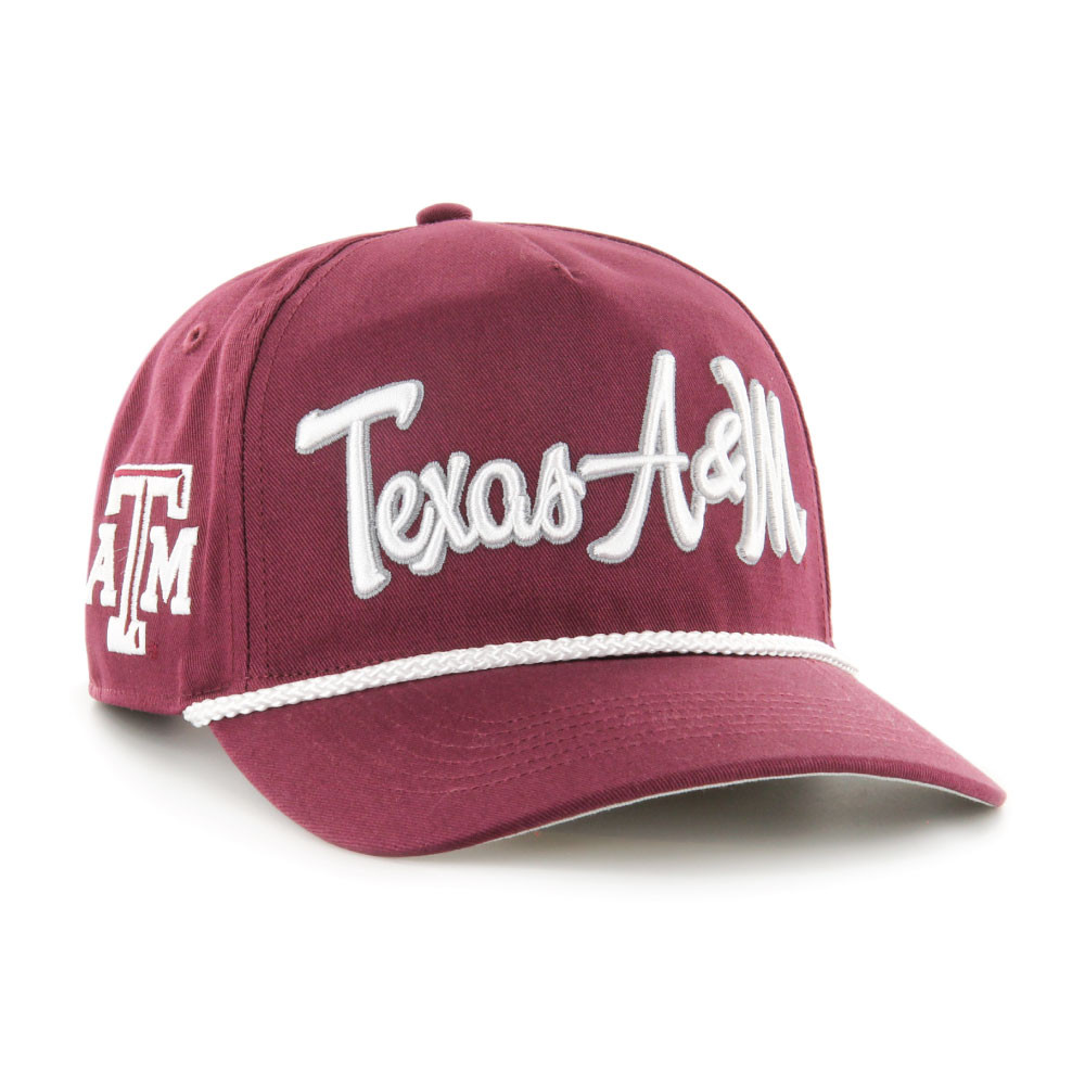 Texas A&M 47' Brand Maroon Rope Hitch Adjustable Cap - Maroon U