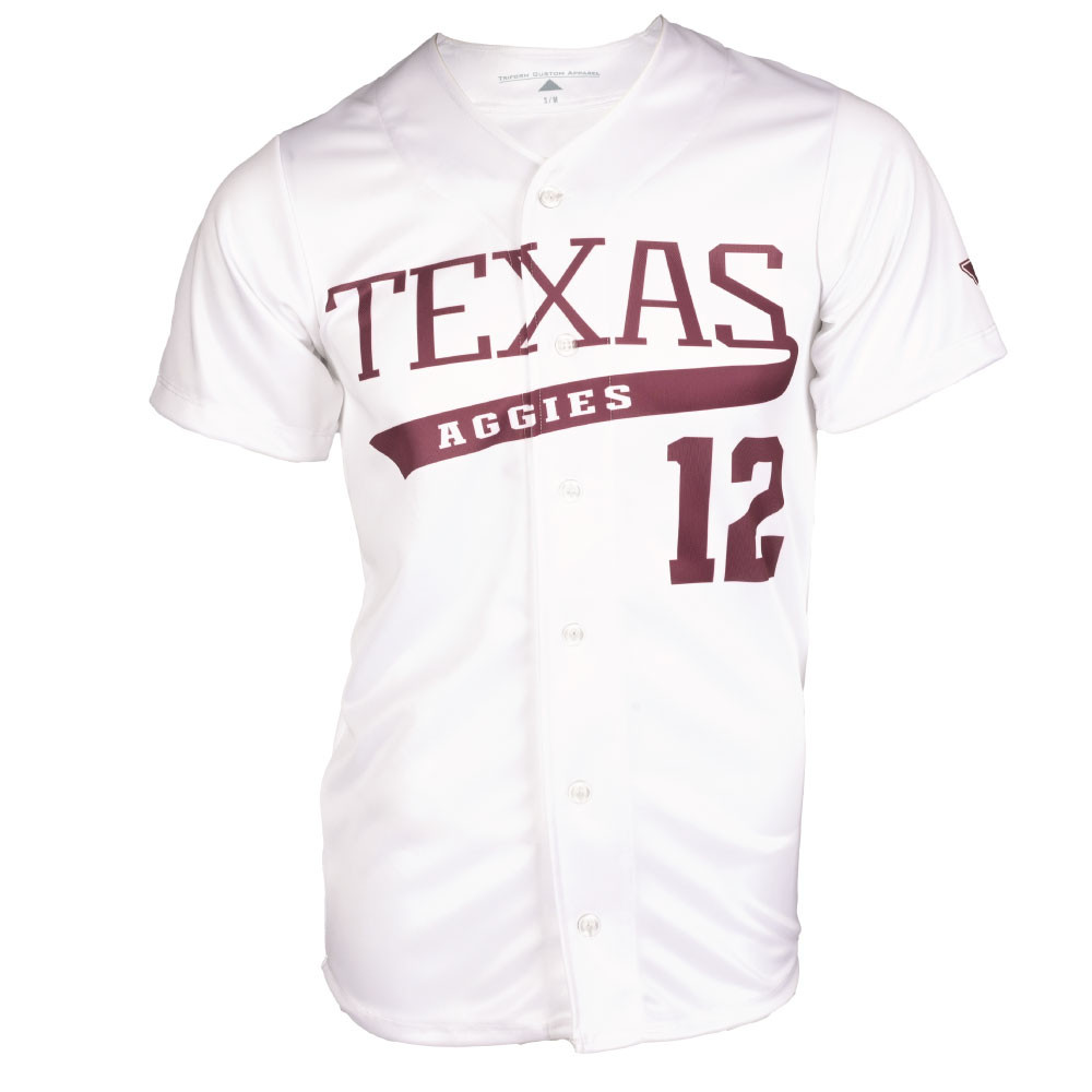 アディダス テキサスA＆M大学 アメフト ユニフォーム Adidas Youth Black Replica Jersey - Maroon U
