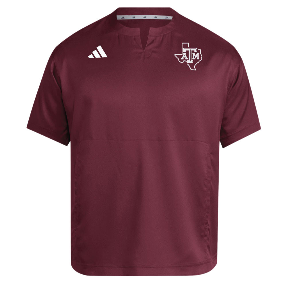 Adidas Men's Maroon Dugout Cage Jacket - Maroon U