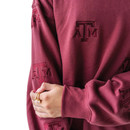 Gameday Social Maroon Tonal Logo Crew Fleece Sweatshirt