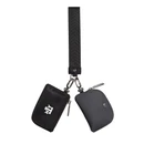 lululemon Texas A&M Aggies black wristlet wallet with strap with texas a&m logo