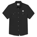 SNAPS Clothing Co. Texas A&M Aggies black snap button shirt with chest logo.