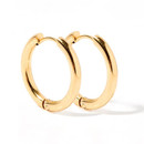 Linny Co. Texas A&M Aggies gold classic hoop earrings