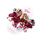 Saturday Silks Texas A&M Aggies scrunchie trio with maroon and patterned designs