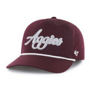’47 Brand Texas A&M Aggies maroon cap with script Aggies embroidery and curved brim