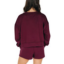 Scarlet & Gold Ava Airy Cropped Boxy Crew