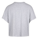 '47 Brand Women's Grey Crop Notch Short Sleeve Tee