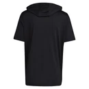 Adidas Black Honor & Support Designed 4 Training Short Sleeve Hoodie