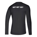 Adidas Black Why Not Us Rev Volleyball Long Sleeve Tee