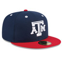New Era Red, White, & Blue A&M Logo Fitted Baseball Cap
