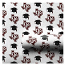 Aspen & Arlo White Graduate Lonestar 6 Foot Wrapping Paper