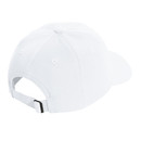 White Texas A&M Aggies adjustable hat with maroon script Aggies embroidery and maroon logo detail on brim