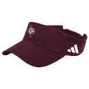 Maroon Texas A&M Aggies visor with Texas shaped ATM logo and white athletic logo detail on side