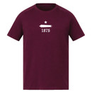 lululemon Texas A&M Aggies Metal Vent Tech short sleeve maroon shirt with cannon 1876 graphic on front