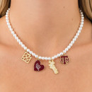 Brianna Cannon Pearl Charm Necklace