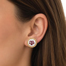 Brianna Cannon Pearl A&M Stud Earrings