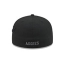 New Era Black Tonal Side Script Aggies Fitted Cap