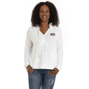 Flying Colors Women's Christine Cross-Front Hoodie - White Flying Colors Women's Christine Cross-Front Hoodie - White