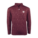 Garb Texas A&M Aggies youth maroon quarter zip pullover with patterned design and logo