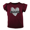 Garb Maroon Youth Maeve Short Sleeve Tee