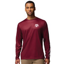 Columbia Men's Maroon Terminal Tackle PHG Long Sleeve Tee