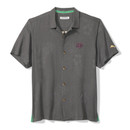 Tommy Bahama Men's Fog Grey Catch of the Day Button-Down Embroidered Camp Shirt