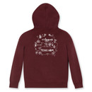 ZooZatz Texas A&M Aggies maroon hoodie with decorative Texas A&M graphic on back