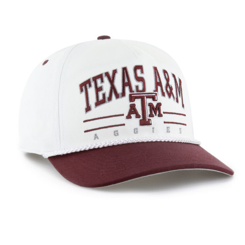 '47 Brand White Roscoe Rope Hitch Adjustable Cap
