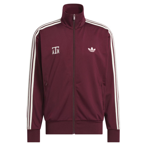 Adidas Texas A&M Aggies maroon full zip track jacket