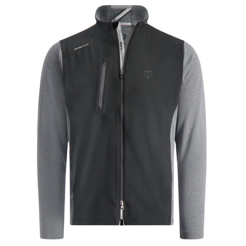 Zero Restriction Texas A&M Aggies black and gray full zip hybrid jacket