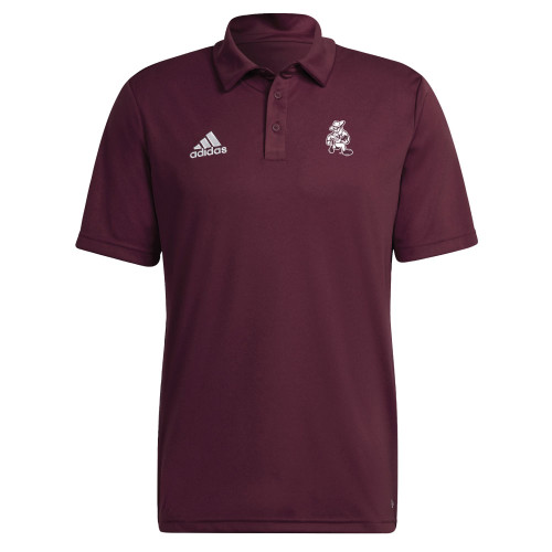 Adidas Texas A&M Aggies maroon polo shirt