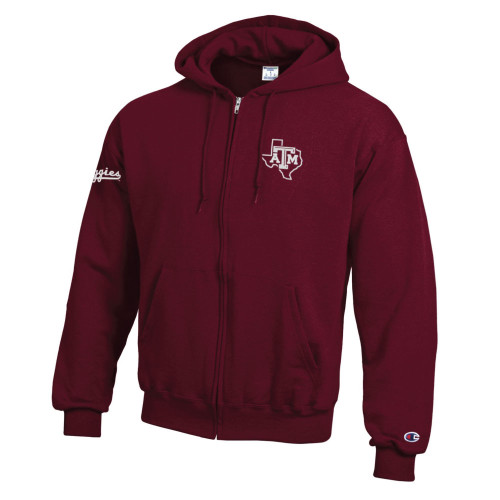 Champion Graphite Full-Zip Lightweight Jacket - Maroon U