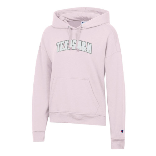 Champion Women's Lilac Pink Powerblend Hoodie with Glitter Applique