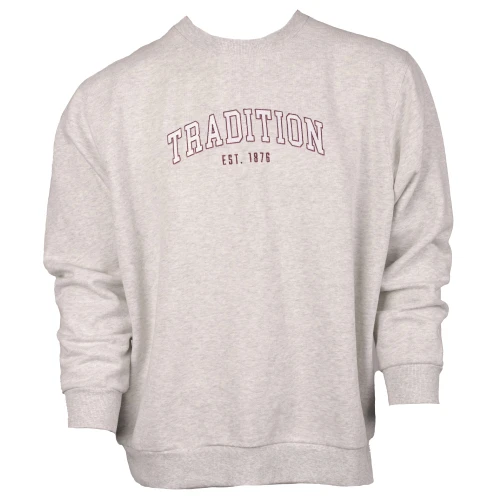 Champion Texas A&M Aggies gray crewneck sweatshirt with Tradition text