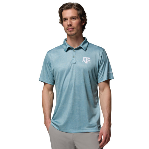 Columbia Men's Crushed Blue Super Terminal Tackle Polo