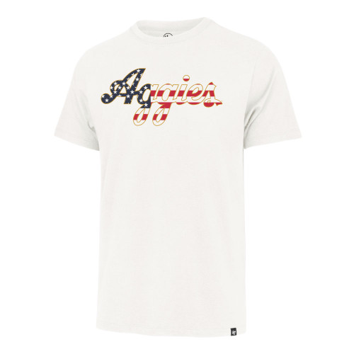 '47 Brand Men's Flag Fill Script Aggies Short Sleeve Franklin Tee
