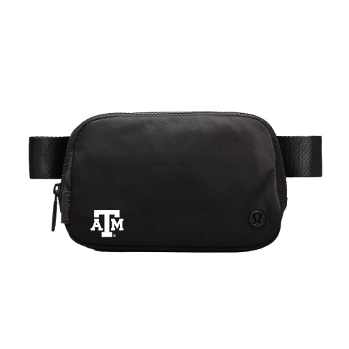 lululemon Texas A&M Aggies black belt bag with front logo.