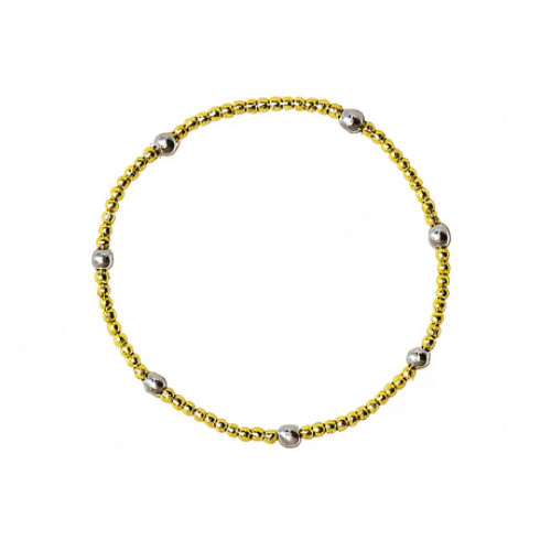 Coco's Beads & Co. Mixed Metal The Minnie Beaded Bracelet