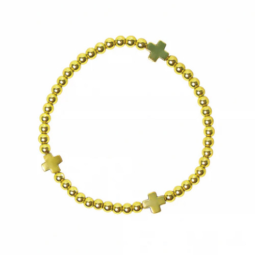 Coco's Beads & Co. Gold The Hope Beaded Bracelet