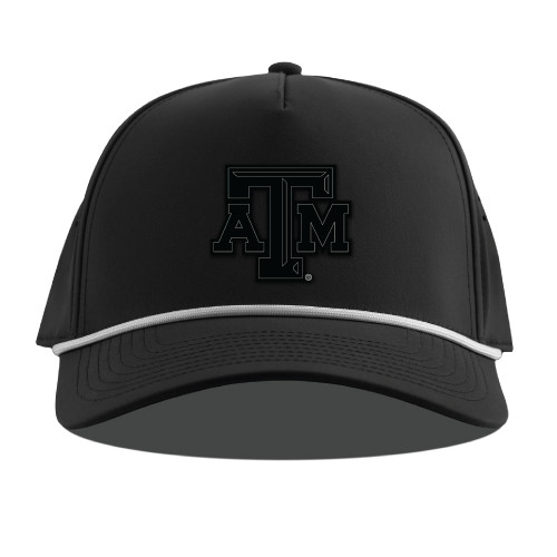 Branded Bills Texas A&M Aggies black snapback hat featuring tonal Texas A&M logo on the front with structured crown