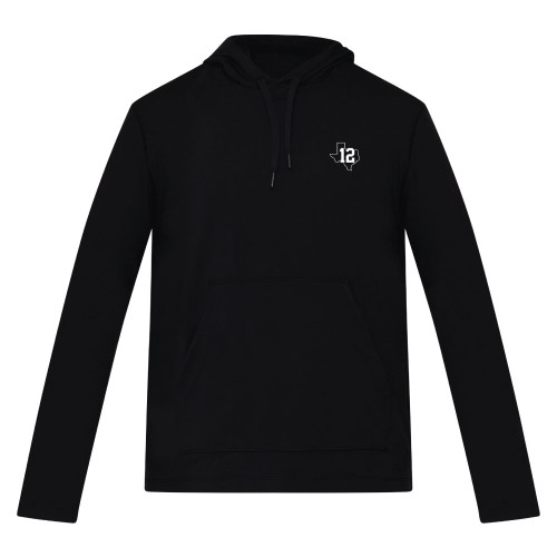 lululemon Men's Black Soft Jersey Hoodie - Lonestar 12