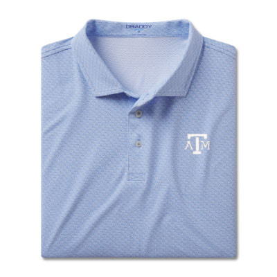 B. Draddy Light Blue Cool Nick Swirl Polo