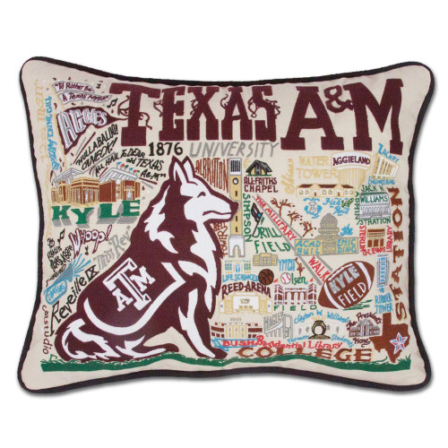 Catstudio Embroidered Pillow