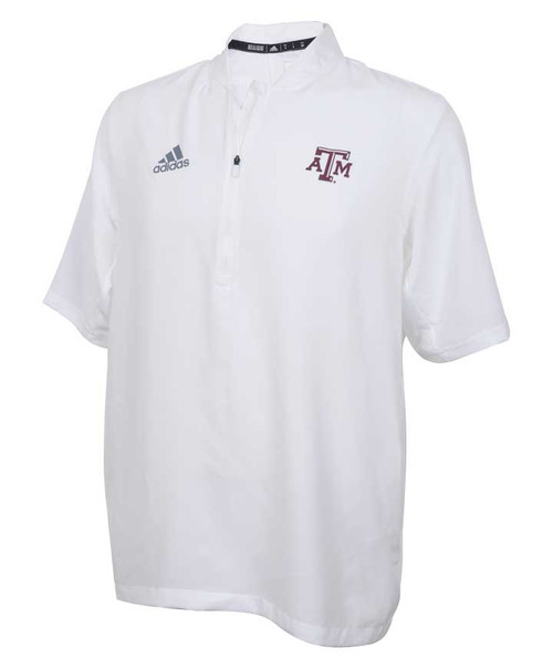 adidas short sleeve quarter zip