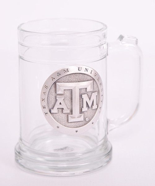 Heritage Pewter 15 Ounce Glass Stein