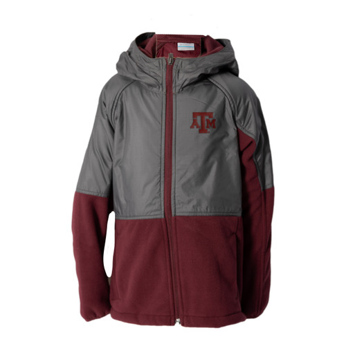Columbia Men's Maroon & Gray Field-Bound Full Zip Jacket - Maroon U