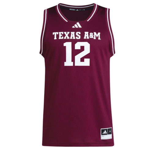 Texas A&M Adidas Football Jersey Hoodie - Maroon U