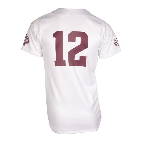 Adidas Texas A&M Baseball Jersey - Sweep Replica
