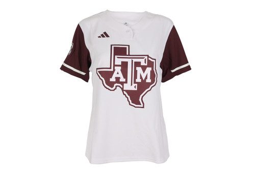 Adidas Maroon Texas A&M Softball Jersey